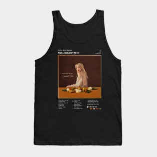 Carly Rae Jepsen - The Loneliest Time Tracklist Album Tank Top